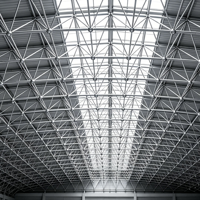 Bolted Spherical Node Space Frame